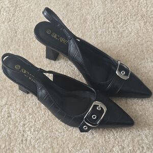 Black Women's Kitten Heels